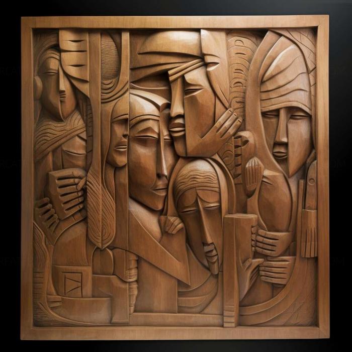 نموذج ثلاثي الأبعاد لآلة CNC 3D Art 